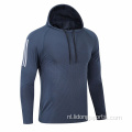 Aangepaste heren training hoodie spier sportschool sport sweatshirt